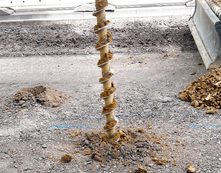 a pile of sand