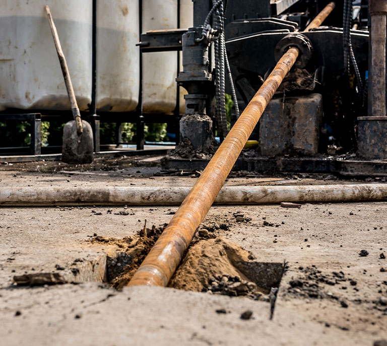 a pile of dirt
