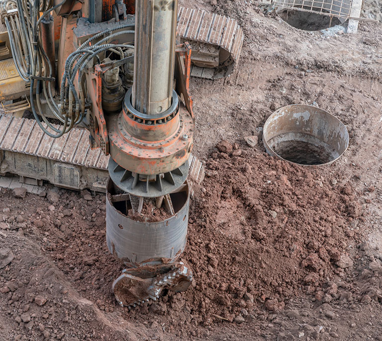 a pile of dirt